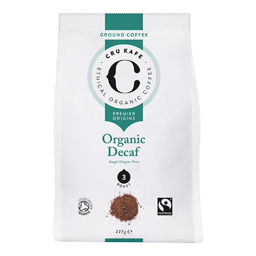 Cru Kafe Organic Fairtrade Decaf Peruvian Ground Coffee 227g   6