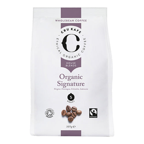Cru Kafe Organic Fairtrade Signature Coffee Beans 227g   6