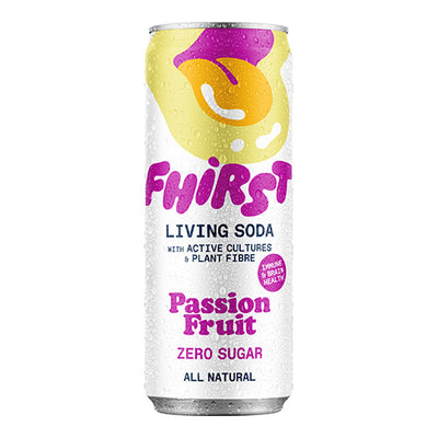 Fhirst Living Soda Passion Fruit 330ml   12