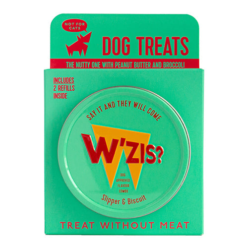 W’ZIS Tin & Refill Gift Pack: Slipper & Biscuit Dog Treats   8