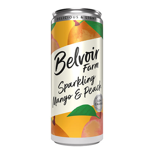 Belvoir Fruit Farm Delicious and Light Mango and Peach 330ml   12