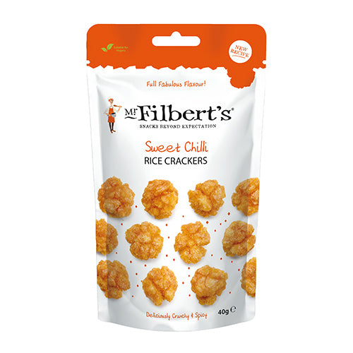Mr Filberts Sweet Chilli Rice Crackers 40g 12