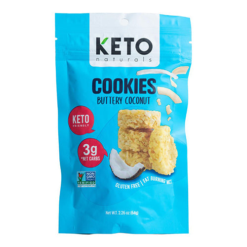 Keto Naturals Keto Cookies Buttery Coconut 64g 8