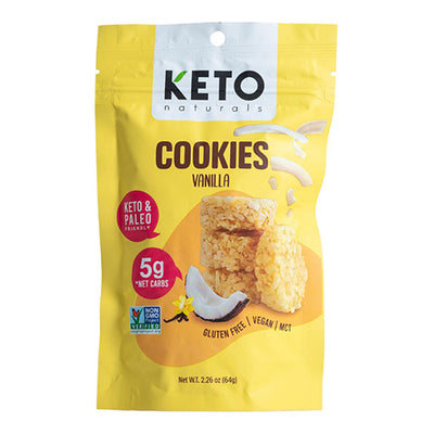 Keto Naturals Keto Cookies Vanilla 64g 8