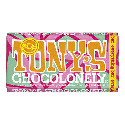 Tony's Chocolonely Everything Bar 180g   15