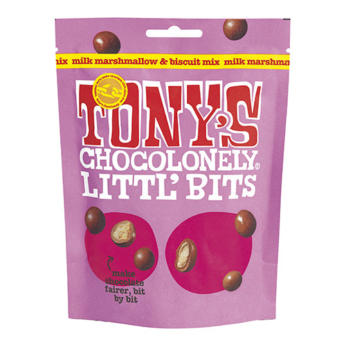 Tony's Chocolonely Littl' Bits Milk Marshmallow & biscuit mix 100g   8