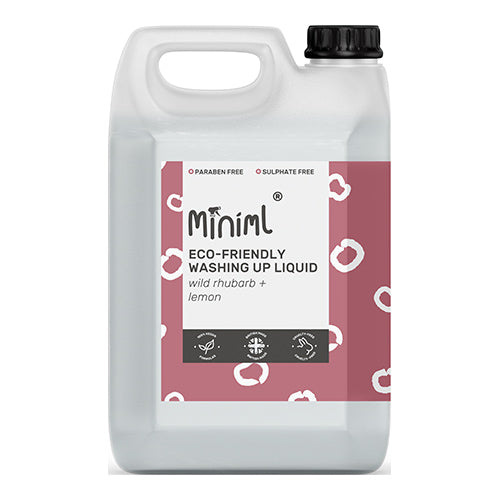 Miniml Washing Up Liquid Wild Rhubarb & Lemon 5L   4