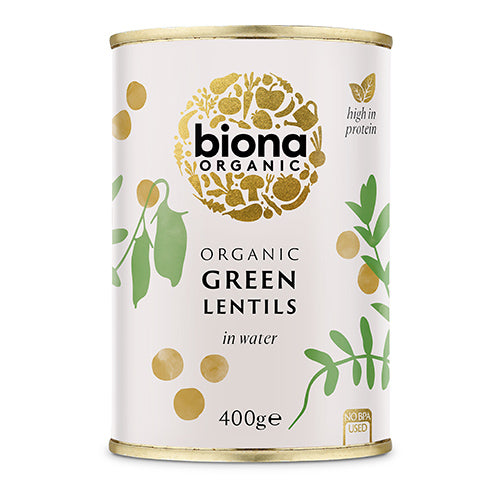 Biona Organic Lentils Green 400g   6