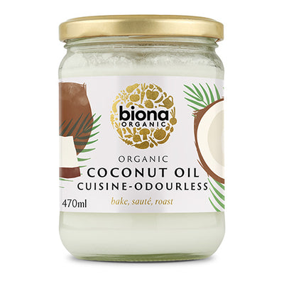 Biona Organic Coconut Oil Cuisine Mild & Odourless 470ml   6