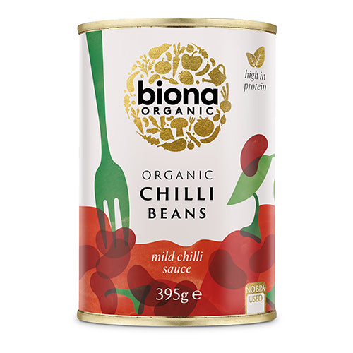 Biona Organic Chilli Beans Red Kidney 395g   6