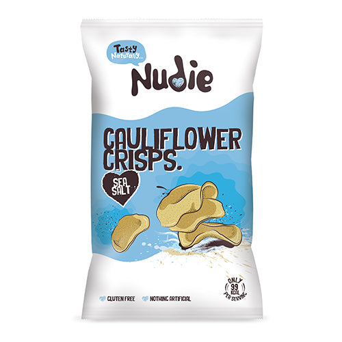 Nudie Caulifower Crisps with Sea Salt 80g   12