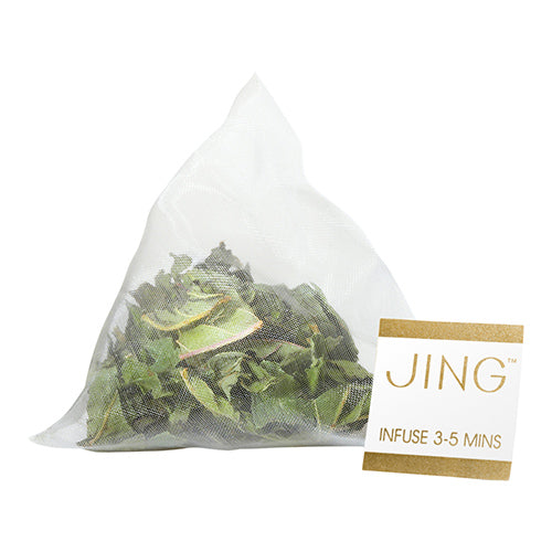 JING Peppermint Leaf Tea Bags, 50TB ziplock   6