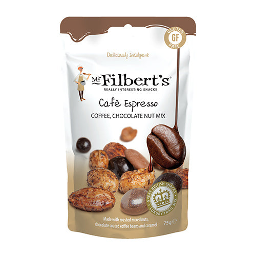 Mr Filberts Café Espresso Coffee & Chocolate Nut Mix 75g   15