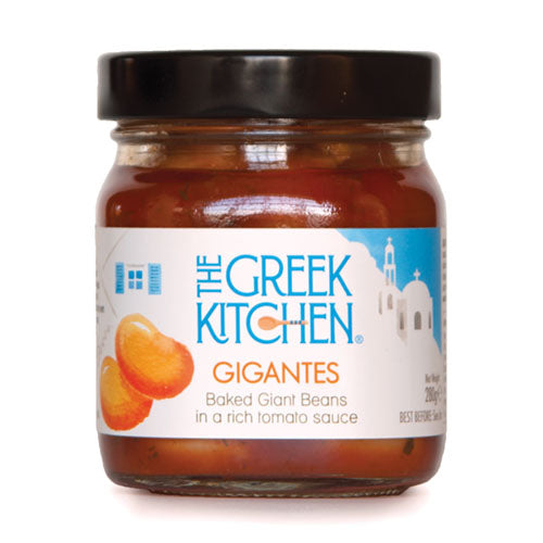 The Greek Kitchen Gigantes - Baked Giant Beans In A Tomato Sauce 280g   6