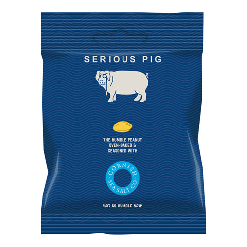 Serious Pig Peanuts 'Cornish Sea Salted' 40g   24