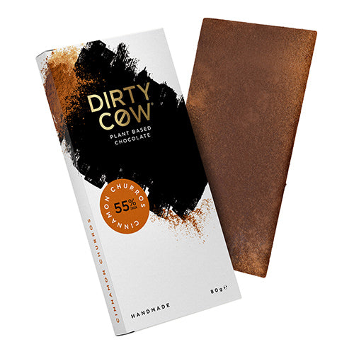 Dirty Cow Chocolate Cinnamon Churros 80g   12