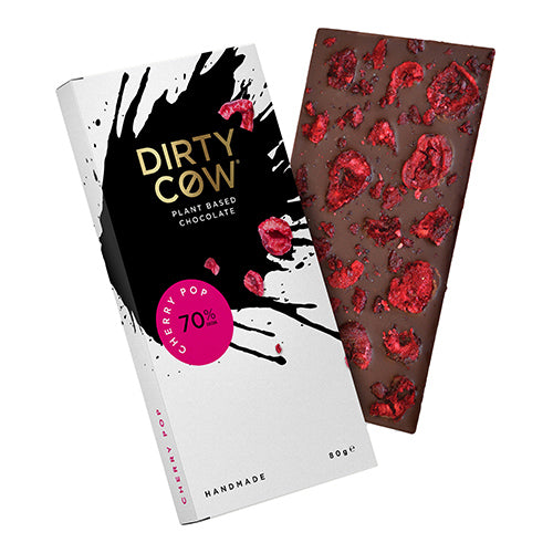 Dirty Cow Chocolate Cherry Pop 80g   12
