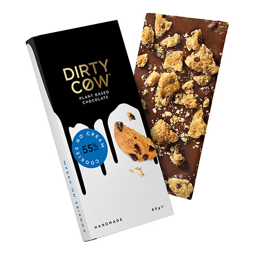 Dirty Cow Chocolate Cookies No Cream 80g   12