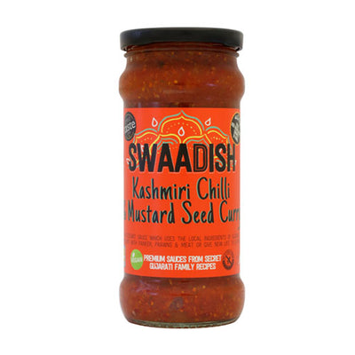 Swaadish Kashmiri Chilli & Mustard Seed Curry Sauce 350g   12