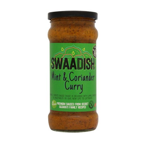 Swaadish Tomato & Mint Curry Sauce 350g   12