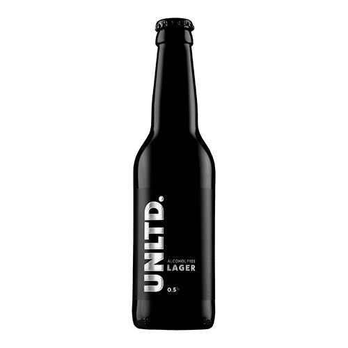 UNLTD. Lager 0.5% abv, 330ml Bottle   12
