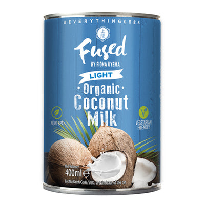 Fused Organic Light Coconut Milk 400ml   12