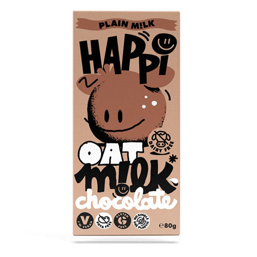 HAPPi Plain M!Lk Oat M!Lk Chocolate 80g   12