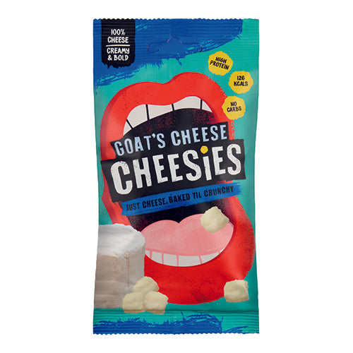Cheesies Goats Cheese Crunchy Popped Cheese 20g   12