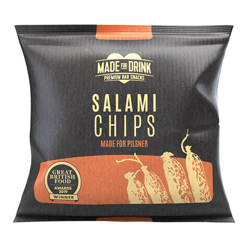Made For Drink Salami Chips 18g   24
