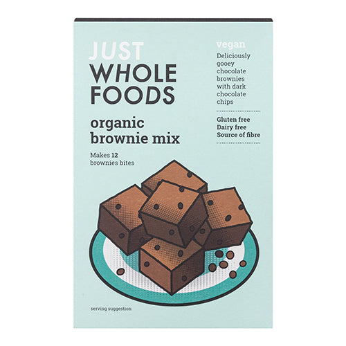 Just Wholefoods Organic & Vegan Brownie Mix 318g   6