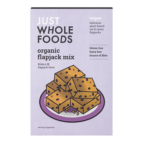 Just Wholefoods Organic & Vegan Flapjack Mix 270g   6