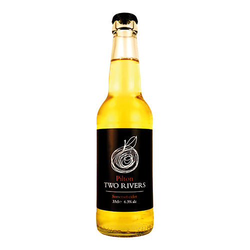 Pilton Two Rivers – Crisp Dry Somerset Cider   330ml   24