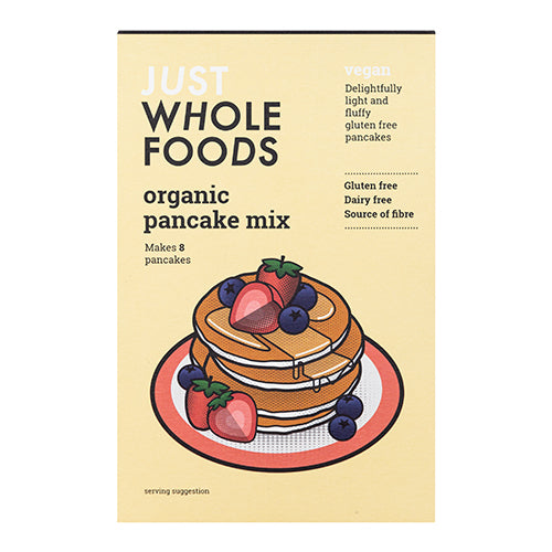 Just Wholefoods Organic & Vegan Pancake Mix 185g   6