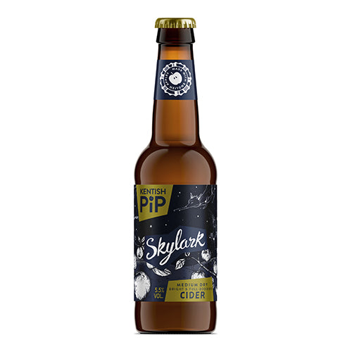 Kentish Pip Skylark, Bright Full-Bodied Sparkling Cider 330ml Bottle  12