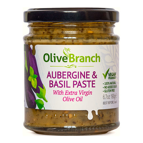 Olive Branch Mezze - Aubergine & Basil Paste 6