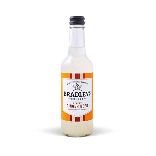 Bradleys Quench Naturally Brewed Ginger Beer 330ml 12