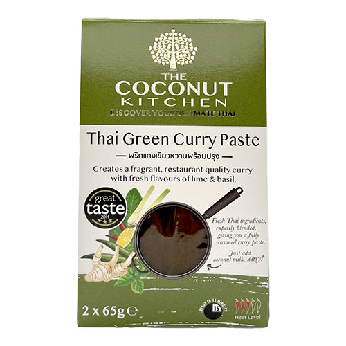 The Coconut Kitchen Easy Green Curry Paste 2x65g   6