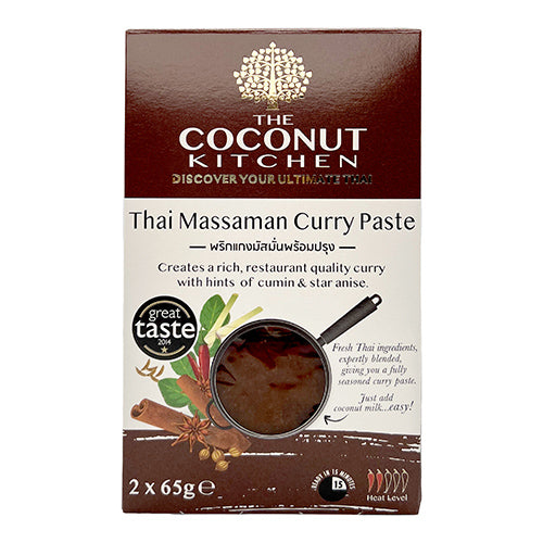 The Coconut Kitchen Easy Massaman Curry Paste 2x65g   6