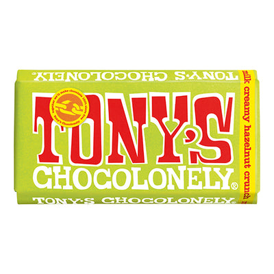 Tony's Chocolonely Milk Creamy Hazelnut Crunch Fairtrade 180g   15