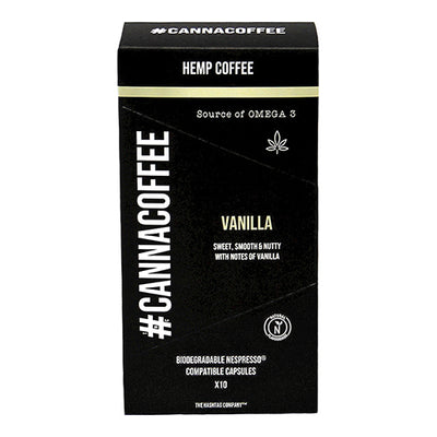 Cannacoffee Vanilla Hemp Coffee Pods  57g   6
