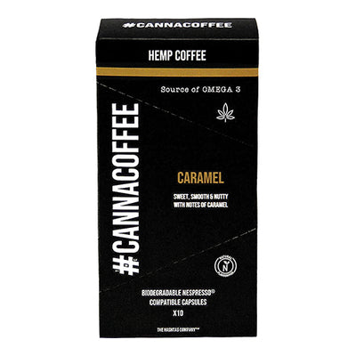 Cannacoffee Caramel Hemp Coffee Pods 57g   6