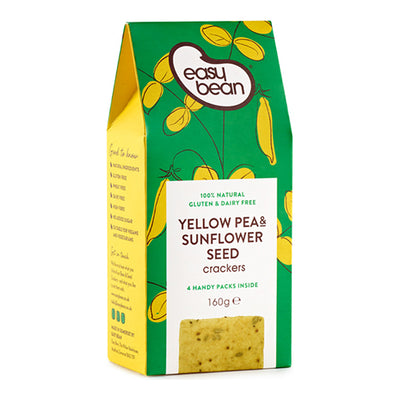 Easy Bean Yellow Pea & Sunflower Seed Cracker 150g   8
