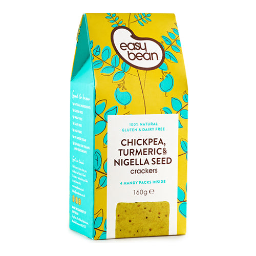 Easy Bean Chickpea, Turmeric & Nigella Seed Cracker 150g   8