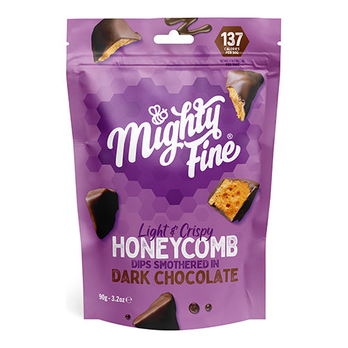 Mighty Fine Honeycomb Dips - Dark Chocolate   12