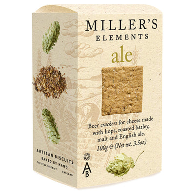 Artisan Biscuits Miller's Elements Ale Wafers 100g  12