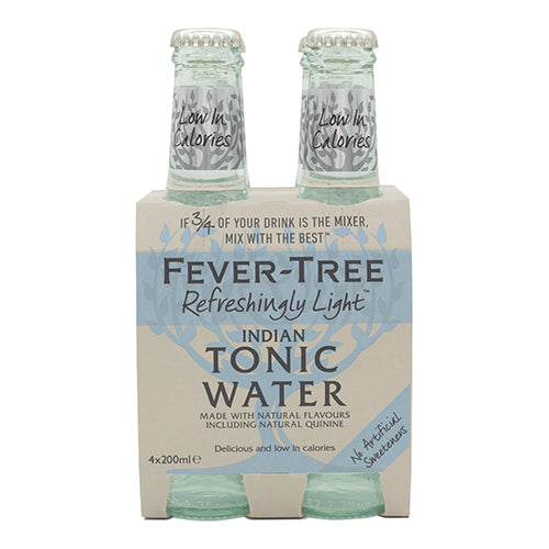 Fever-Tree Refreshingly Light Premium Indian Tonic Water 4x200ml   6