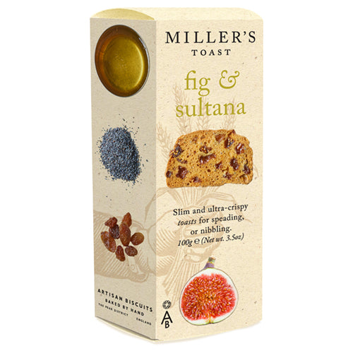 Artisan Biscuits Miller's Toast Fig & Sultana 100g   6