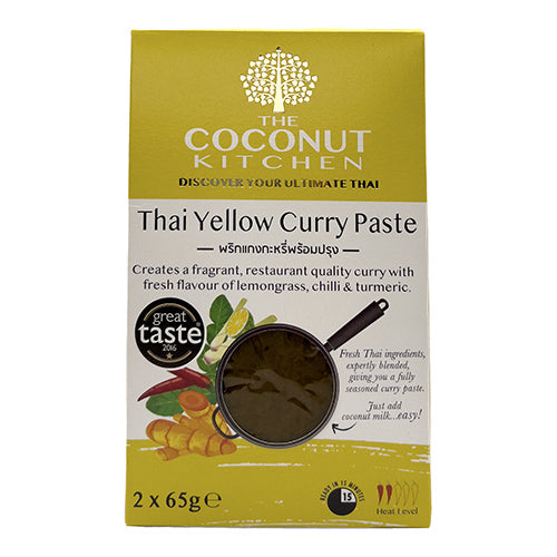 The Coconut Kitchen Easy Yellow Curry Paste  2x65g   6