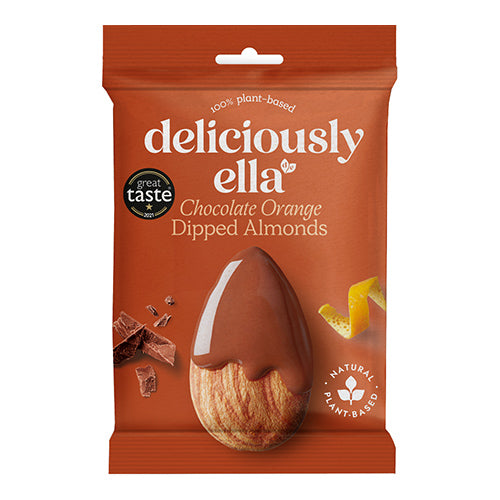 Deliciously Ella Chocolate Orange Dipped Almonds 30g   12