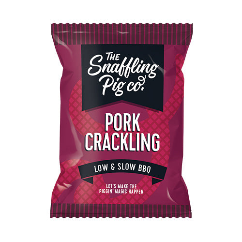 Snaffling Pig BBQ Pork Crackling Packets 45g   12